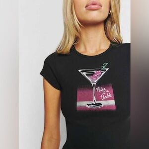 Reformation Muse Graphic Baby Tee